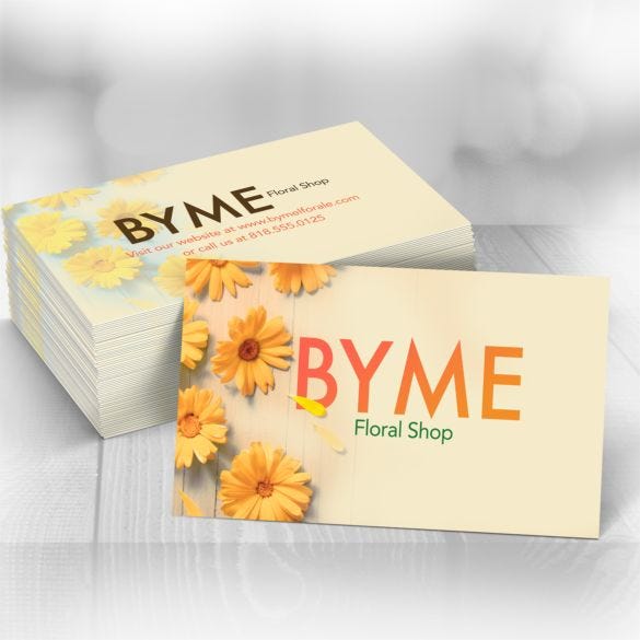 Natural Business Cards - Image 2